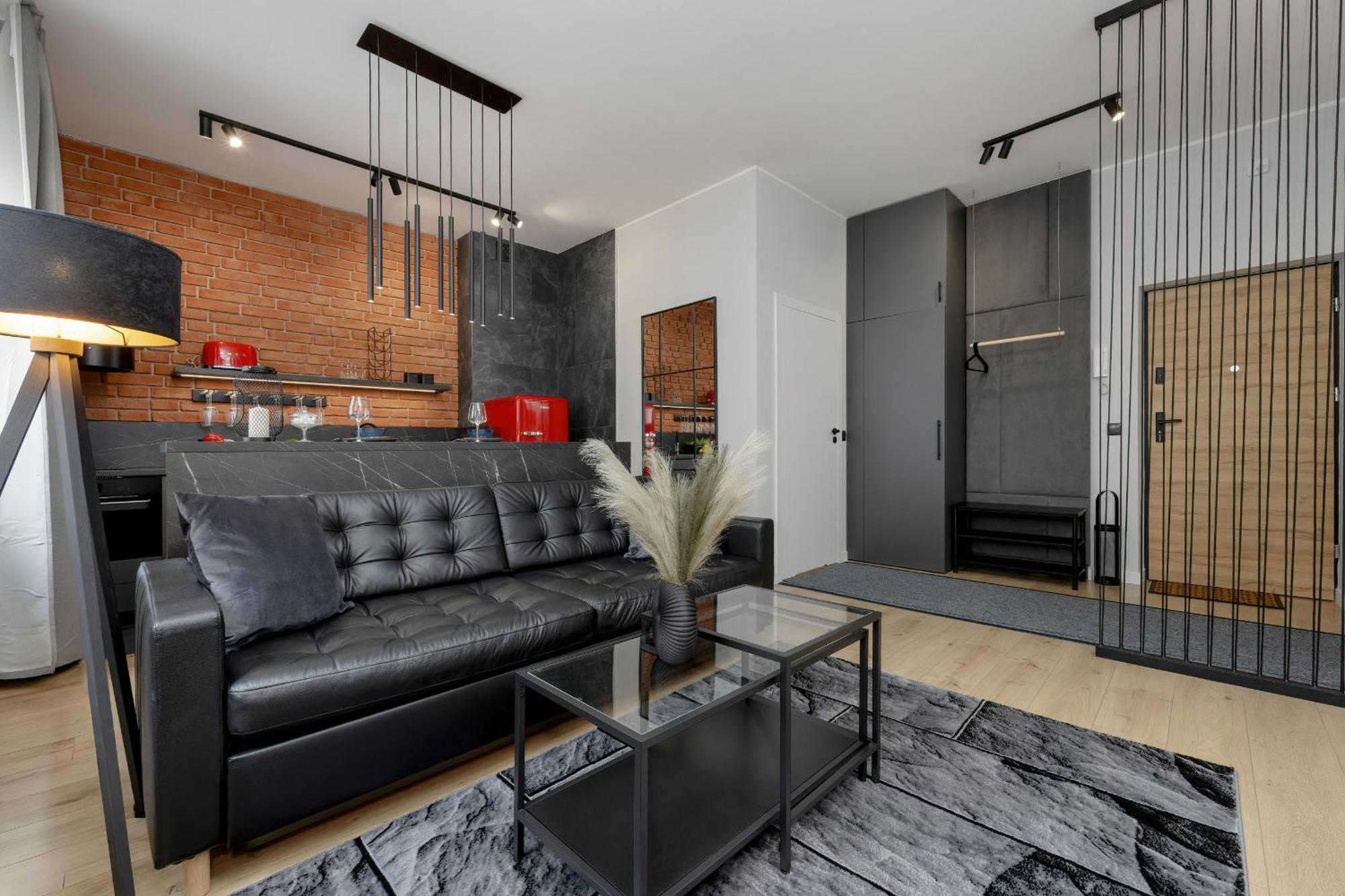 Exclusive Grey And Red Apartment In Warsaw Center By Noclegi Renters Exterior foto